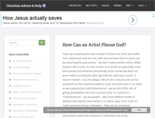 Tablet Screenshot of christianadvice.net